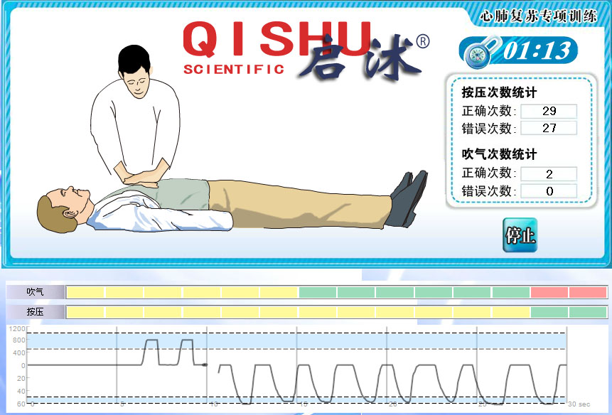 電腦心肺復(fù)蘇訓(xùn)練模擬人